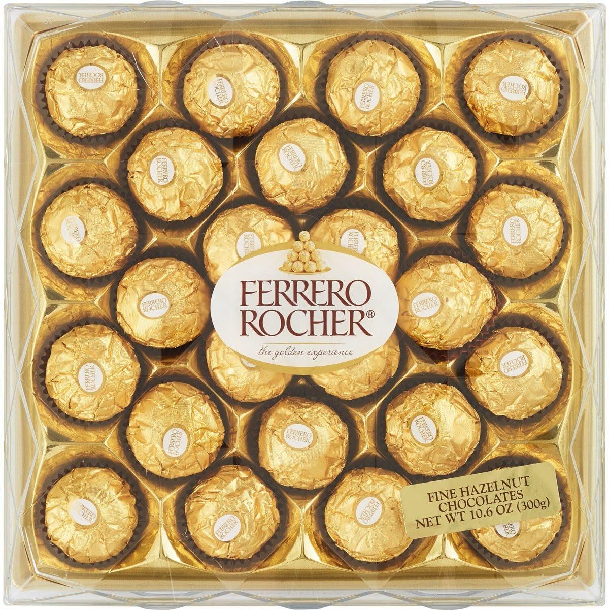 42517a864bc4c71d426546a1b0c8d000 Ferrero Rocher Premium Milk Chocolate (300g) - 24 Pieces - Image 1