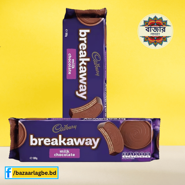 Cadbury Breakaway Milk Chocolate Biscuits 180 g