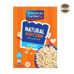 American Garden Microwave Natural Lite Popcorn, Gluten-Free, 240g