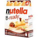 Ferrero: "Nutella B-ready Crisp Wafer of Bread Stuffed with Nutella, 6 Pieces,132g