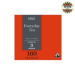 M&S Fairtrade Everyday Tea Bags Smooth & Refreshing to Enjoy at any Time - 160 per pack