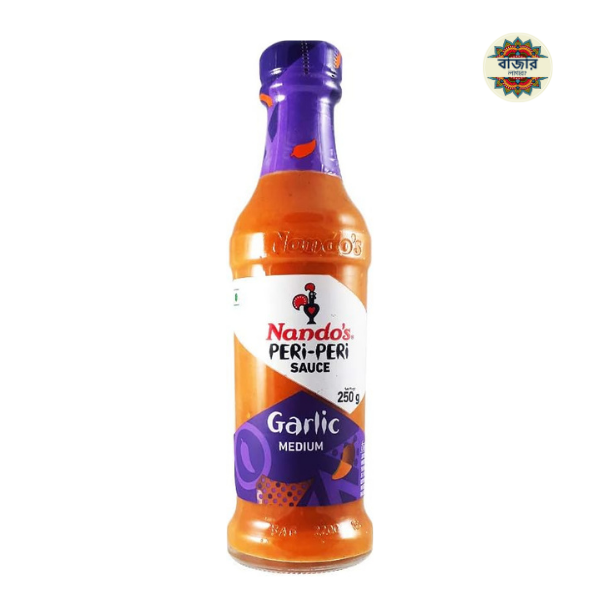 Basic Design (73) Nando's Garlic Medium Peri-Peri Sauce 250ml - Image 1