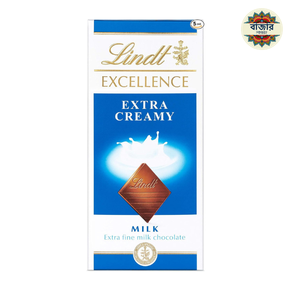 mars secret Lindt Excellence Milk Extra Creamy Chocolate Bar Each 100 g - Image 1