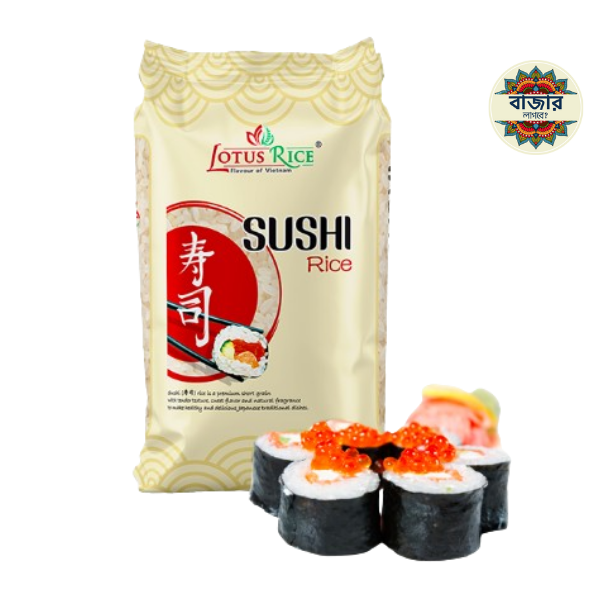 mars secret (36) Lotus - Sushi, Japonica Rice, Organically Harvested, Easy To Cook, Rich Taste, Traditional Japnese Meal,1kg - Image 1