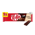 KitKat Dark Chocolate Biscuit Bar Multipack, 9 x 20.7g 2 Finger